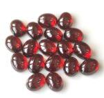 Natural Red Garnet 6×8 mm Oval Cabochon AAA Quality – Red Garnet Cabochon Oval 6x8mm