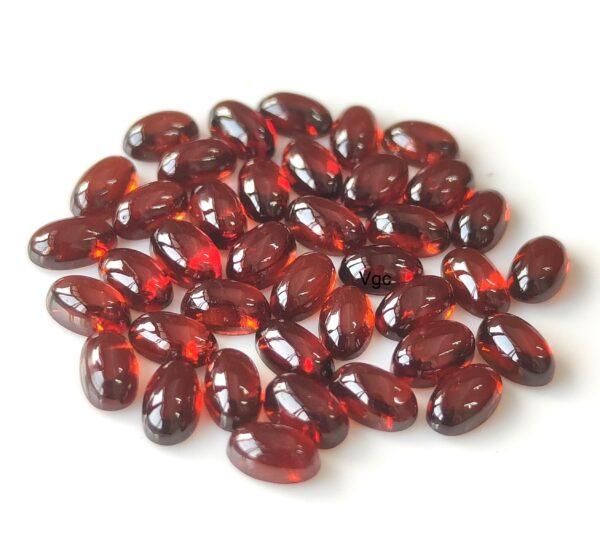 Natural Red Garnet 3×5 mm Oval Cabochon AAA Quality – Red Garnet Cabochon Oval 3x5mm