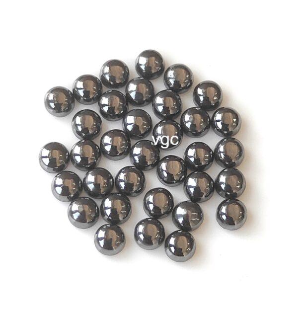 Natural Hematite 2 mm Round Cabochon – Hematite Round Cabochon 2mm