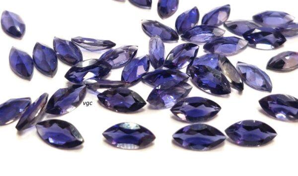 Natural Iolite 4×8 mm Marquise Faceted Cut – Iolite Marquise Faceted 4x8mm