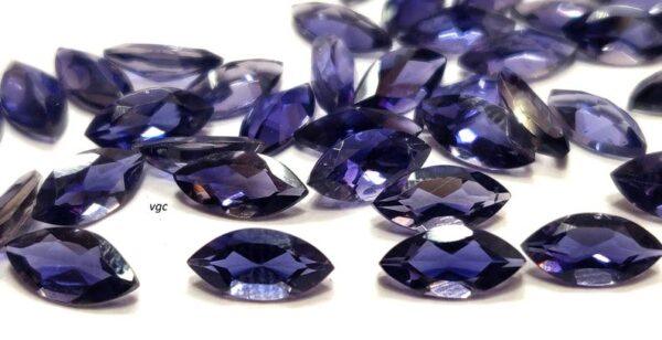 Natural Iolite 4×8 mm Marquise Faceted Cut – Iolite Marquise Faceted 4x8mm