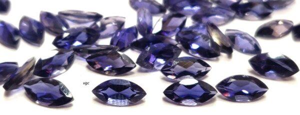 Natural Iolite 4×8 mm Marquise Faceted Cut – Iolite Marquise Faceted 4x8mm