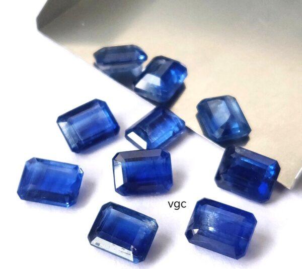 Natural Kyanite 7×9 mm Octagon Faceted Cut – Kyanite Octagon Faceted 7x9mm