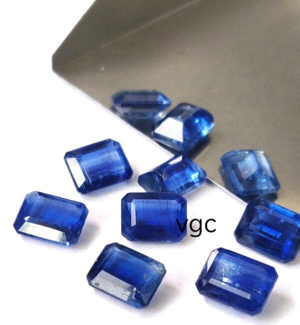 Natural Kyanite 7×9 mm Octagon Faceted Cut – Kyanite Octagon Faceted 7x9mm