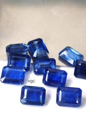 Natural Kyanite 4×6 mm Octagon Faceted Cut – Kyanite Octagon Faceted 4x6mm