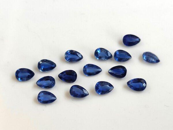 Natural Kyanite 6×9 mm Pear Faceted Cut – Kyanite Pear Faceted 6x9mm