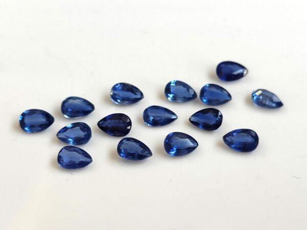 Natural Kyanite 6×9 mm Pear Faceted Cut – Kyanite Pear Faceted 6x9mm