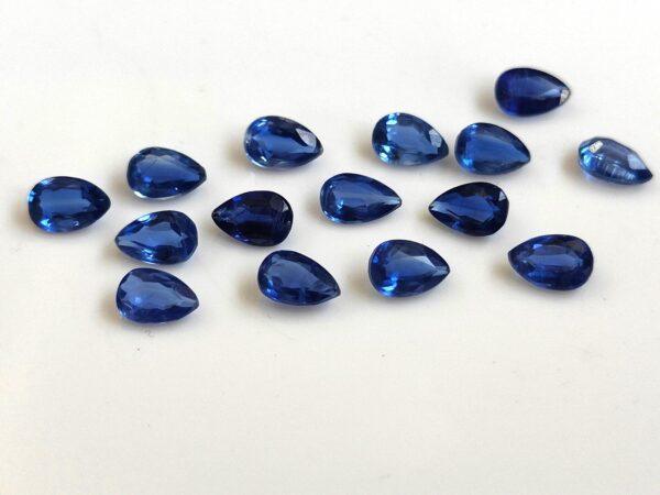 Natural Kyanite 6×9 mm Pear Faceted Cut – Kyanite Pear Faceted 6x9mm