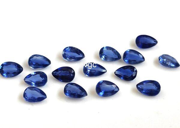 Natural Kyanite 6×9 mm Pear Faceted Cut – Kyanite Pear Faceted 6x9mm