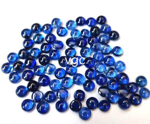 Natural Kyanite 3.5 mm Round Cabochon – Kyanite Round Cabochon 3.5mm