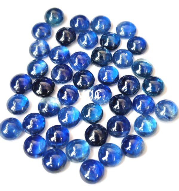 Natural Kyanite 6 mm Round Cabochon – Kyanite Round Cabochon 6mm