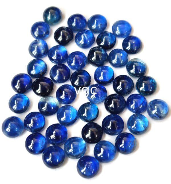 Natural Kyanite 6 mm Round Cabochon – Kyanite Round Cabochon 6mm