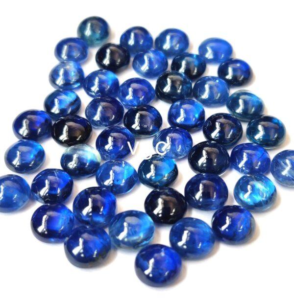 Natural Kyanite 6 mm Round Cabochon – Kyanite Round Cabochon 6mm