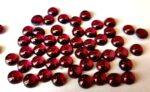 Natural Rhodolite Garnet 3 mm Round Cabochon AAA Quality – Pink Garnet Faceted Round 3mm