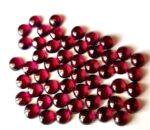 Natural Rhodolite Garnet 3 mm Round Cabochon AAA Quality – Pink Garnet Faceted Round 3mm