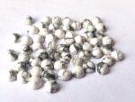 Natural Howlite 10 mm Round Cabochon – Howlite Round Cabochon 10mm