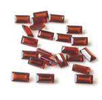 Natural Red Garnet 2×4 mm Baguette Cut Faceted AAA Quality – Red Garnet Faceted Baguette 2x4mm