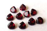 Natural Red Garnet 4mm Heart Cut Faceted AAA Quality – Red Garnet Faceted Heart 4mm