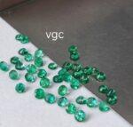 Natural Zambian Emerald Round Faceted Cut 3.5 mm Round – Zambian Emerald Round 3.5mm