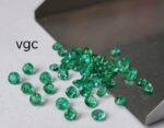 Natural Zambian Emerald Round Faceted Cut 3.5 mm Round – Zambian Emerald Round 3.5mm