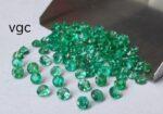 Natural Zambian Emerald Round Faceted Cut 4 mm Round – Zambian Emerald Round 4mm