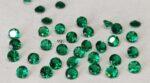 Super Top Quality Lab Created Emerald 4 mm Round Faceted AAA Quality– Lab Made Emerald Round 4mm