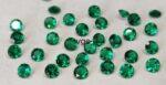 Super Top Quality Lab Created Emerald 4 mm Round Faceted AAA Quality– Lab Made Emerald Round 4mm