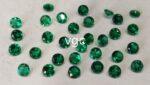 Super Top Quality Lab Created Emerald 4 mm Round Faceted AAA Quality– Lab Made Emerald Round 4mm