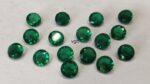 Super Top Quality Lab Created Emerald 5 mm Round Faceted AAA Quality– Lab Made Emerald Round 5mm