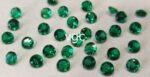 Super Top Quality Lab Created Emerald 4 mm Round Faceted AAA Quality– Lab Made Emerald Round 4mm