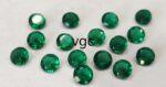 Super Top Quality Lab Created Emerald 5 mm Round Faceted AAA Quality– Lab Made Emerald Round 5mm