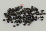 Natural Black Diamond Brilliant Cut 4 mm Round – Black Color Diamond 4mm
