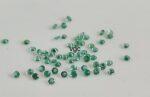Natural Zambian Emerald Round Brilliant Cut 1.25 mm Round – Zambian Emerald Round 1.25mm