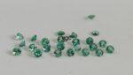 Natural Zambian Emerald Round Brilliant Cut 3 mm Round – Zambian Emerald Round 3mm