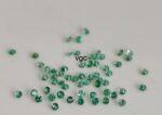 Natural Zambian Emerald Round Brilliant Cut 1.25 mm Round – Zambian Emerald Round 1.25mm