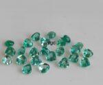 Natural Rare Light Green Color Zambian Emerald Good Luster 4.5 mm Heart – Zambian Emerald Heart Shape 4.5×4.5mm