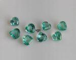 Natural Rare Light Green Color Zambian Emerald Good Luster 5 mm Heart – Zambian Emerald Heart Shape 5x5mm