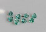 Natural Rare Light Green Color Zambian Emerald Good Luster 5 mm Heart – Zambian Emerald Heart Shape 5x5mm