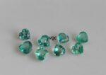 Natural Rare Light Green Color Zambian Emerald Good Luster 5 mm Heart – Zambian Emerald Heart Shape 5x5mm