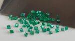 Natural Zambian Emerald 3 mm Square Cut Faceted – Zambian Emerald Square Shape 3x3mm