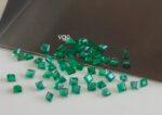 Natural Zambian Emerald 3 mm Square Cut Faceted – Zambian Emerald Square Shape 3x3mm