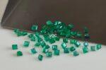 Natural Zambian Emerald 3 mm Square Cut Faceted – Zambian Emerald Square Shape 3x3mm
