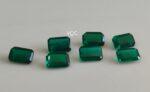 Super Top Quality Lab Created Emerald 5×7 mm Octagon Faceted AAA Quality– Lab Made Emerald Octagon 5x7mm