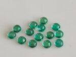 Natural Zambian Emerald Round Cabochon 2.5 mm Round – Zambian Emerald Round 2.5mm