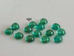 Natural Zambian Emerald Round Cabochon 2.5 mm Round – Zambian Emerald Round 2.5mm