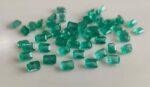 Natural Zambian Emerald Good Color Luster 4×6 mm Octagon Faceted Cut – Zambian Emerald Octagon 4x6mm