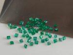 Natural Zambian Emerald 3 mm Square Cut Faceted – Zambian Emerald Square Shape 3x3mm