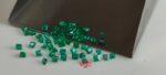 Natural Zambian Emerald 3 mm Square Cut Faceted – Zambian Emerald Square Shape 3x3mm