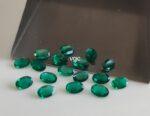Super Top Quality Lab Created Emerald 5×7 mm Oval Faceted AAA Quality– Lab Made Emerald Oval 5x7mm