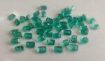 Natural Zambian Emerald Good Color Luster 4×6 mm Octagon Faceted Cut – Zambian Emerald Octagon 4x6mm